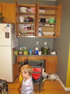 kitchen desk