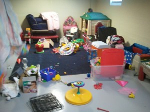 organize playroom