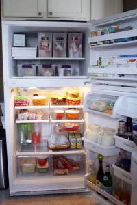 organized fridge