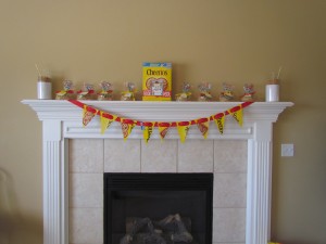 cheerio themed birthday party