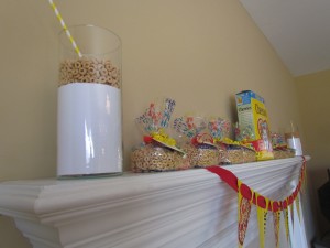 cheerio themed birthday party