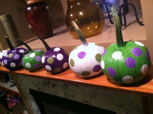 painted pumpkins