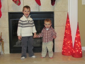 boys on christmas