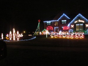 great christmas light display