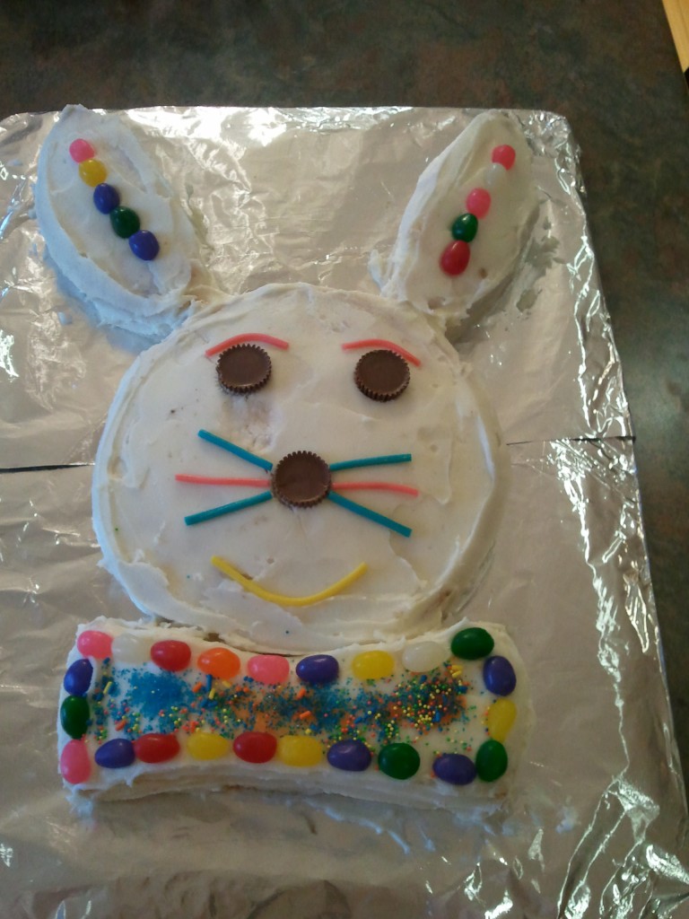 easter bunny cake