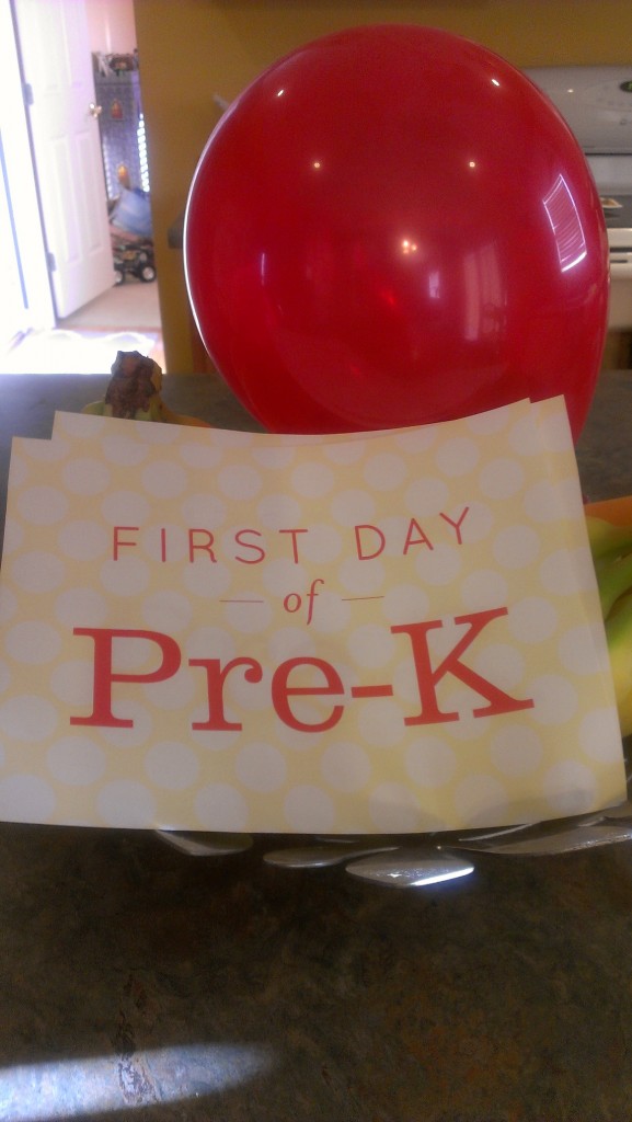 pre-k signs