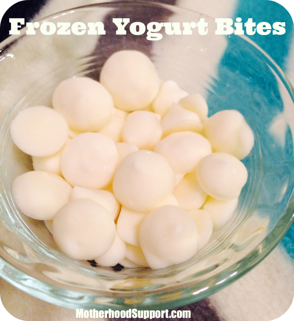 Frozen Yogurt Bites