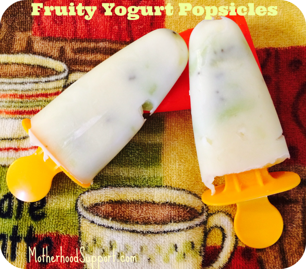 Fruity Yogurt Popsicles 