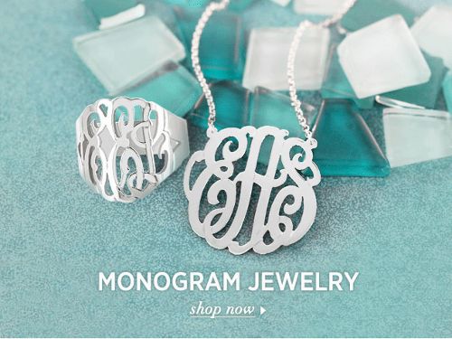 Monogrammed Jewelry