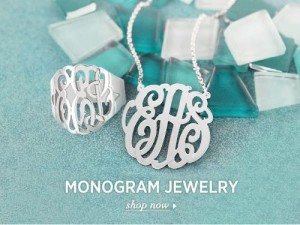 monogram necklace