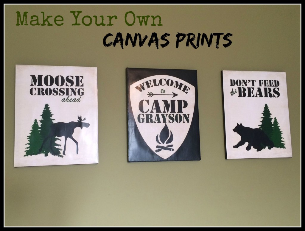 DIY CANVAS PRINTS