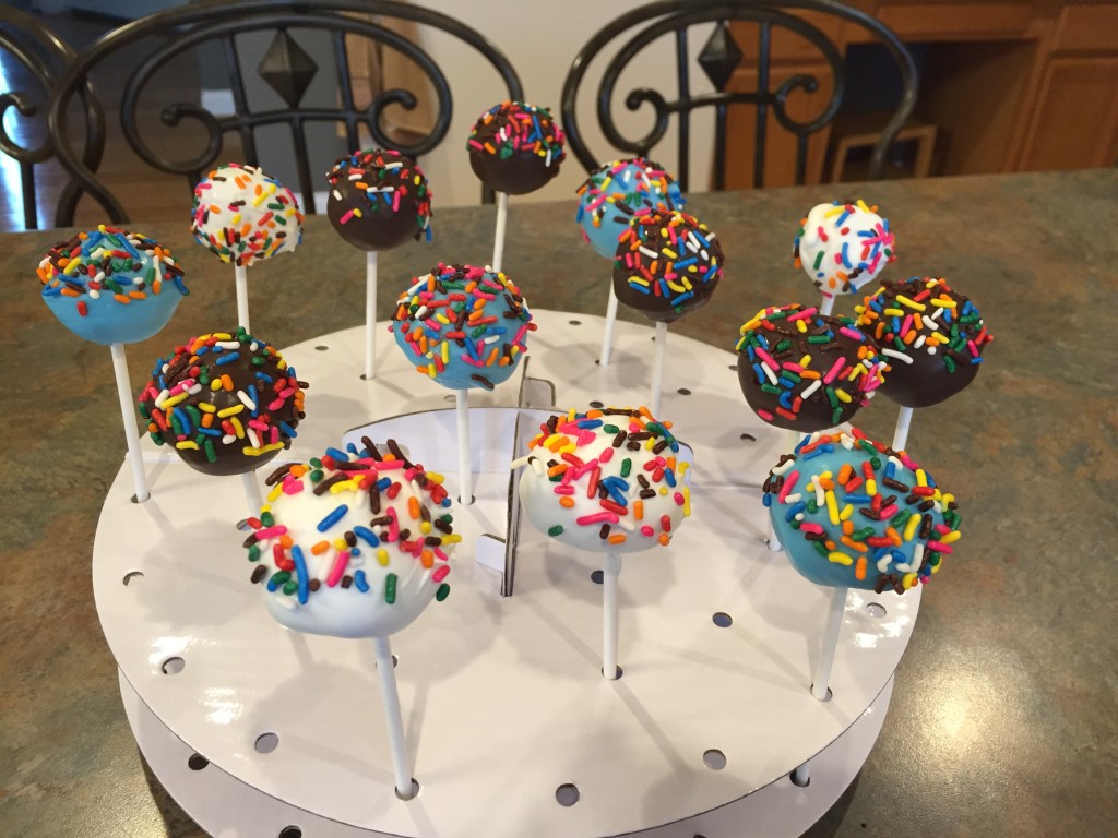 Rainbow Cake Pops