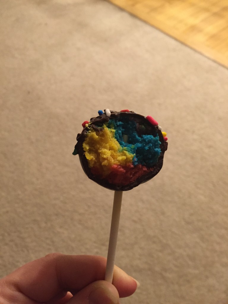 Rainbow Cake Pops