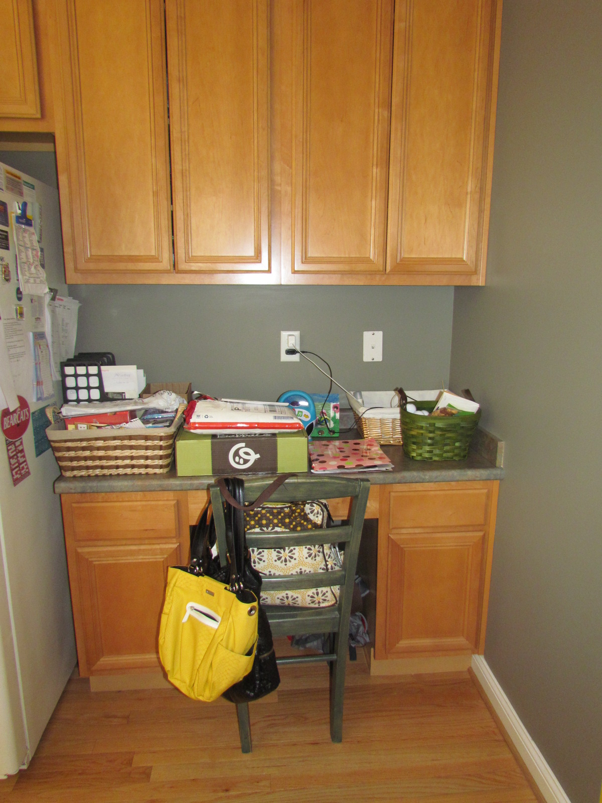 kitchen desk