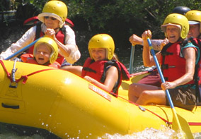kids raft trips